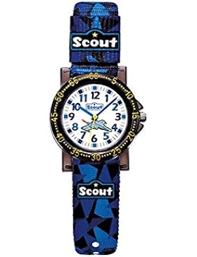Scout Jungen-Armbanduhr Analog Quarz Textil 280375004