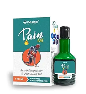 Wuze Ayurvedic Pain Relief Oil For Joints, Body, Back, Knee - 120 Ml