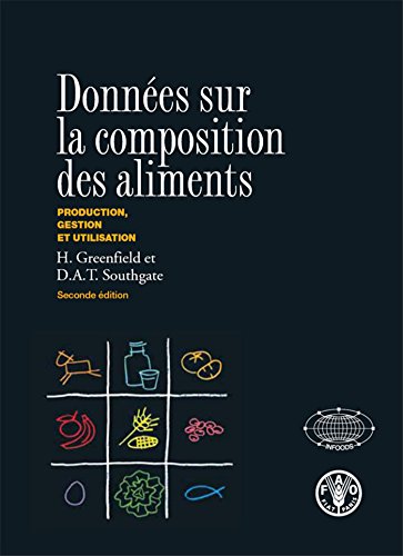 Données sur la composition des aliments en ligne