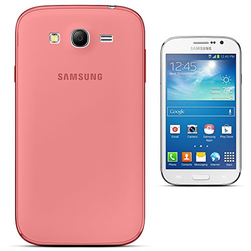 Moozy® más Delgado del Mundo super slim funda / cover de silicona prima para Samsung i9080 i9060 Galaxy Grand Neo, Transparente de color Rosa Coral