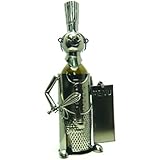 Class Wine puerta botella Metal cuisto Metal acero inoxidable 25 x 30 x 45 cm