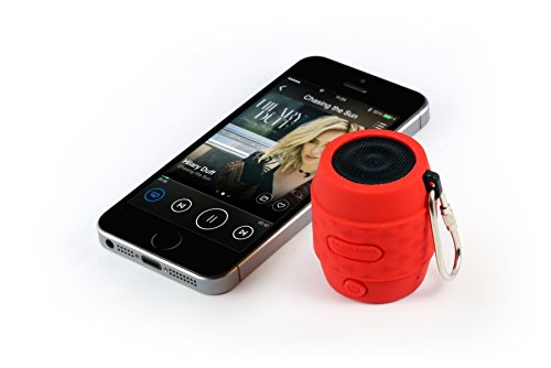 MusicMan BT-X11 wasserfest NANO Bluetooth Lautsprecher rot