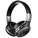 Produktbild bingT Kabellos Bluetooth Headset, Drahtloser Stereo Bluetooth Kopfhörer, HiFi Sound mit Bass, Mikrofon, TF Karte Slot, Over-Ear Noise Cancelling Kopfhörer für Handy, Tablets und PC (Grau)