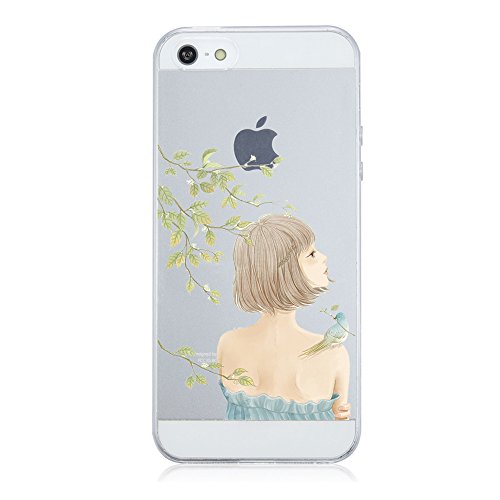 Qissy Carcasa iphone SE 5 5s TPU Funda Cubierta de Silicona de ultra delgado impresi n de estuche Silicona Carcasa Trasera Para iphone 5 5s Transparente reviews Qissy Carcasa iphone SE 5 5s TPU Funda Cubierta de Silicona de ultra delgado impresi n de estuche Silicona Carcasa Trasera Para iphone 5 5s Transparente