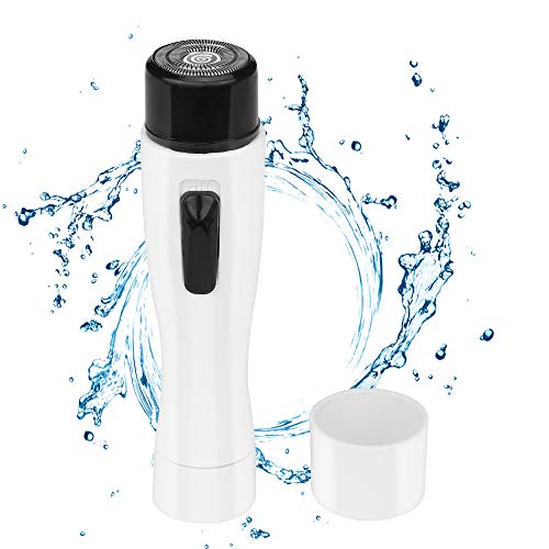 JAMIEWIN Flawless Facial Hair Removal for Women- Painless Hair Remover Razor Trimmer Cordless Epilator Waterproof (White)