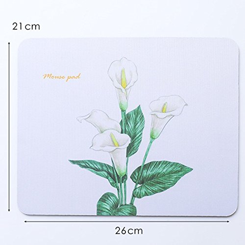 Preisvergleich Produktbild Mauspad Illustration Mauspad Laptop Büro Desktop Calla Lily Maus Pad