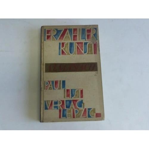 Erzählerkunst. Ein Almanach auf das Jahr 1926