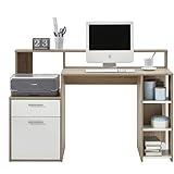AVANTI TRENDSTORE - Boldino - Scrivania in legno laminato, disponibile in 2 diverse colorazioni. Dimensioni LAP 140x75x60 cm 