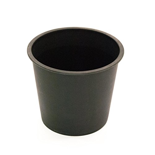 Kunststoffeinsatz rund konisch 20x20x17cm schwarz.