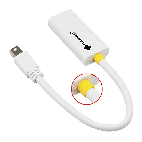 CAMAC Neu Mini Displayport auf HDMI-Adapter-Kabel für Apple MacBook, MacBook Pro, iMac, Macbook Air, Mac Mini Laptop ** unterstützt neue Thunderbolt-Anschluss * - Weiß