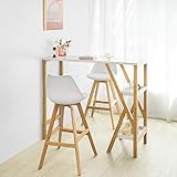 mesas altas bar medidas Diseñado con ahorro de espacio y multifuncional; Es perfecto en casa, cocina, sala de estar, etc..