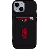 iPhone 15 İle Uyumlu Kılıf Dora Kartlıklı Silikon Kapak 30066 Siyah