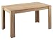 Produktbild CAVADORE Tisch NICK / Moderner Esstisch 160 cm / Küchentisch aus Melamin Sonoma Eiche / praktischer Esszimmertisch in hellbraun / Resistent gegen Schmutz / 160 x 90 x 75 cm (L x B x H)