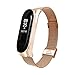 Produktbild FeiliandaJJ Ersatzarmbänder für Fitbit Charge 3 Watch,Armbänder Milanese Edelstahl Luxuriös Wasserdichtes Elegant Smart Watch Zubehör Uhrenband Uhrenarmbänder Replacement Watch Band (Rose Gold)