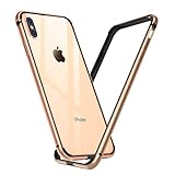 [DOPPELSCHUTZ] - Diese Art von iPhone Rand Fall ist aus Aviation Aluminiumlegierung und Silikon, heraus Schicht ist Aluminiumlegierung und innere Schicht ist Silikon, also bietet es einen wirkungsvollen Schutz für Ihren iPhone Rand von der direkten Kollision an.