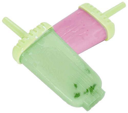 deggod 6 PCS Ice Lolly Makers Cream Set, DIY Frozen Ice Cream Formen für Kinder und Erwachsene mit Loading Trichter & Schwamm Topfbürste - 7
