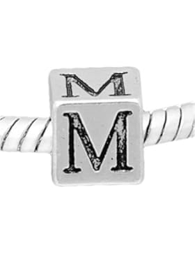 Andante-Stones Silber Bead BUCHSTABE