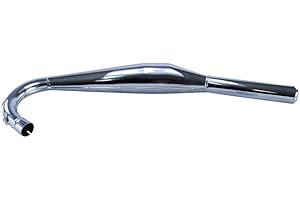 CITOMERX Tuning Auspuff Chrom 36mm Rennbirne Race Auspuffanlage für Zündapp CS KS GTS 25 50