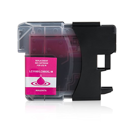 30 Tintenpatronen LC1100 mit Chip und Füllstand für Brother MFC-5890CN 490CW 5490CN 5895CN 6490 6690 6890 790 795 990 CW DCP-185 383 385 387 395 575 CW – Schwarz je 25ml, Farben je 15ml - 4