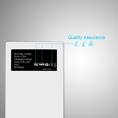 iPhone Qi Receptor Choe Receptor de Carga Inal  mbrico Ultra Fino Wireless Receptor Qi Receptor Inal  mbrico del Cargador para iPhone 7 7 Plus  iPhone 6 6 Plus  iPhone 5   5S   5C