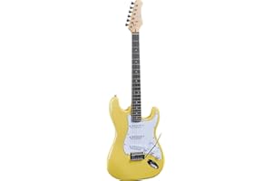 EKO S-300 Cream Guitare électrique modèle Stratocaster 22 touches, couleur crème