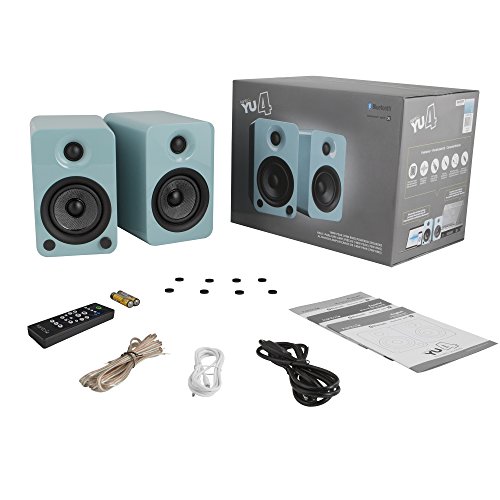 Casse Alimentate Kanto YU6 Con Bluetooth E Preamplificatore Phono – Rosso Lucido, 200 Watt Di Picco