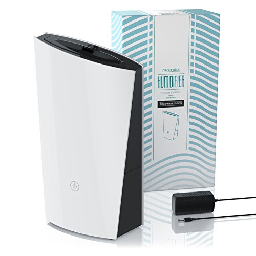Arendo – Design Luftbefeuchter Ultraschall Technologie | Raumbefeuchter / Luftreiniger | 1300ml Wasserbehälter | geräuscharmer/leiser Betrieb | energieeffizient | automatische Abschaltung - 5