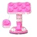 Produktbild Spritech (TM) Bling Kristalldiamant Rhinestones Entwurf Universalität 360 Grad drehbaren Saugnapf Car Mount Clip Ständer Halter Halterung für Smartphones Handys Tablet Digital Device GPS PDA Rose