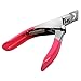 Accessotech Acrylic False Fake Nail Tip Cutter Clipper Pink Beauty Salon Manicure Nail Art