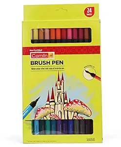 Gift Hub - Camlin - Brush Pen - 24 Shades - Gift Item