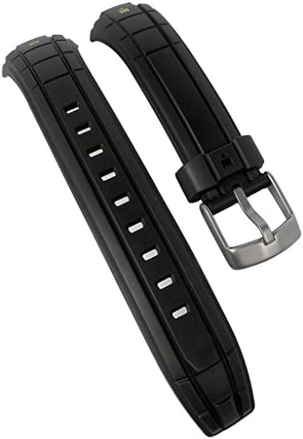 Timex Ironman Replacement Plastic Watchband PU Band Black For T5 K809 T5 K790 T5 K791 T5 K792 T5 K793