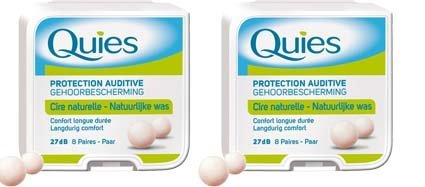 Protector auditivo de cera natural