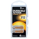 Duracell Activair size 312 Hearing Aid Battery (10 packs of six cells) (Electronics)