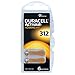 Produktbild 60 St. DURACELL EasyTab, Typ 312 - BRAUN / OHNE QUECKSILBER, Mercury Free, 0% Hg
