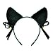 Price comparison product image PIXNOR Sexy Cute Cosplay Cat Ear Hairband Hair Hoop for Christmas Party Masquerade Costume Accessory Black