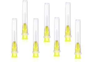 PRIMETEQ Pack of 100pcs 30G (0.3 mm x 12 mm) Stainless Steel Delivery Tube, Various Sizes: 18G/19G/20G/21G/22G/23G/25G/26G/27G/30G, Individually Packed, Refill Tubes for Industry, Hobby and Home Work