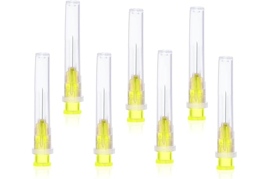 Pack of 100pcs 30G (0.3mm x 12mm) Stainless Steel Delivery Tube, Various Sizes: 18G/19G/20G/21G/22G/23G/25G/26G/27G/30G, Individually Packed, Refill Tubes for Industry, Hobby and Home Work