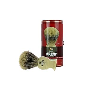 Kent BK2 Pure Badger Shaving Brush - White (PACK OF 1) - Image 9