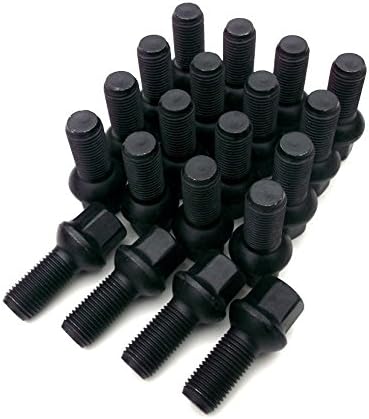 Set of 20 Black Replacment Wheel Bolts M14 x 1.5mm (WNB1008x20)