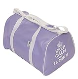 Keep Calm and Tumble Holdall for dance or gymnastics NEW LILAC