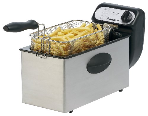Preisvergleich Produktbild Bestron DF350 Spielzeugkiste Fritteuse, Edelstahl