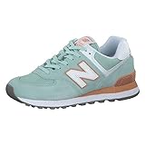 NB Classic Linie New Balance WL574-B Sneaker Damen hellblau/beige, 10 US - 41.5 EU - 8 UK