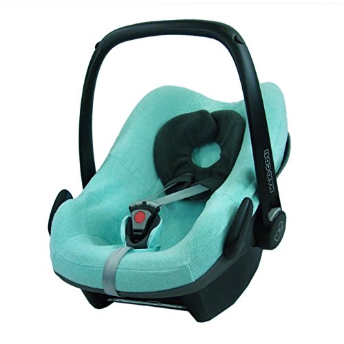 BambiniWelt Sommerbezug Schonbezug Bezug aus Frottee für MAXI-COSI PEBBLE Babyschale in 19 FARBEN *NEU* - 2