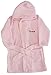 Personalised Dressing Gown, Pajamas, Children's Clothes, Baby Gifts, (3-6 Months, Pink)