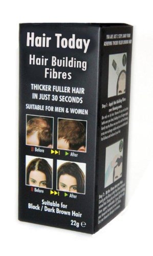 Hair Today - Hair Building Fibres - Black/Dark Brown