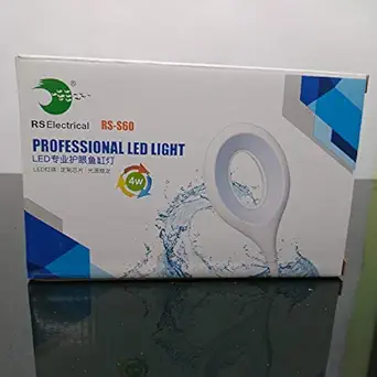 Aquarium LED Light RS-S60 (4W Full White Color) - Pettree India