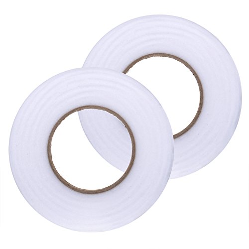 Shappy 10mm Breite mal 70 Yard Saum Band Stoff Fusing Band Aufbügeln Säumen Band, 2 Rollen