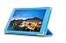 Produktbild Teclast P80H / Teclast X80 Pro / HD / Plus Hülle,KuGi ® Teclast P80H / Teclast X80 Pro / HD / Plus Hülle / Fall - Multi Angle Ständer Schlank Buch PU Leder Abdeckungs Fall für Teclast P80H / Teclast X80 Pro / HD / Plus Tablet-PC.(Blau)