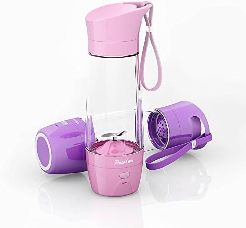 Juicer Cup Portable Blender Personal Juicer Blender Blender Mixer High-Speed ​​Food Extractor Juicer Smoothies Maker Juice Bottle Fruit Smoothie Baby Food Mixing Machine With Powerful Motor,Pink