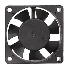 MAA-KU DC Small Axial Case Cooling Fan. SIZE : 2.40 inches (6x6x2cm), (60x60x20mm), SUPPLY VOLTAGE : 12VDC, Material : Plastic P.B.T, Color : Black.